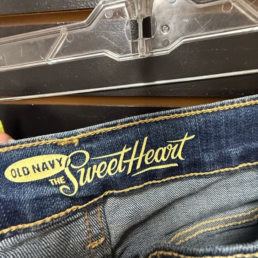Old Navy Sweetheart Skinny Jeans Womens 12 Short Mid Rise Stretch Denim NWT - Picture 3 of 5